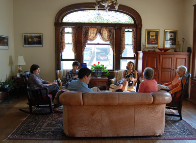 The mens lounge